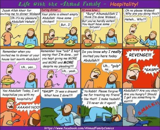 Life with the Ahmad Family - Hospitality [comic]