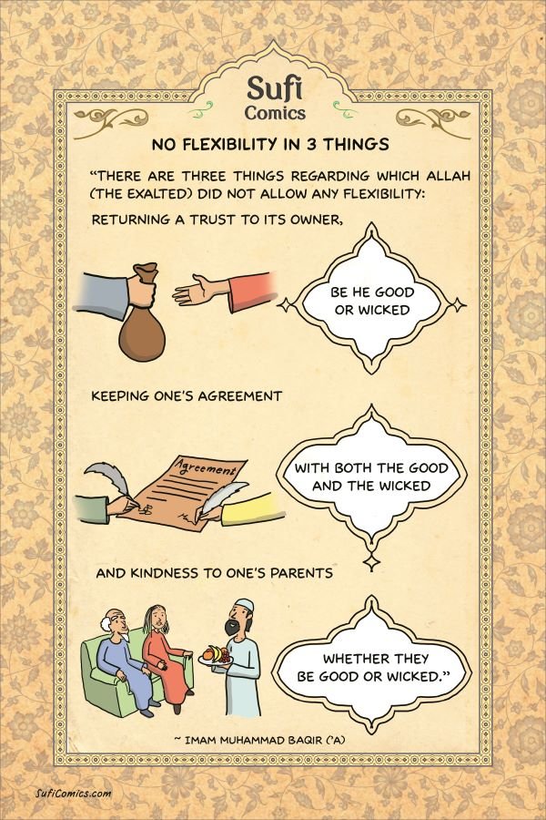 No Flexibility in 3 Things - Sufi Comics