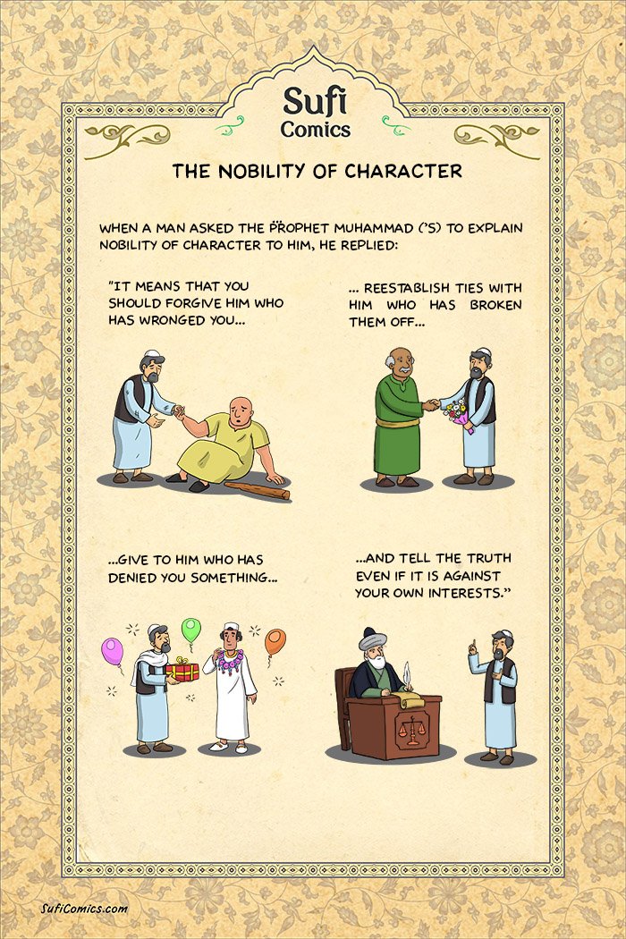 Sufi Comics: The Nobility of Character