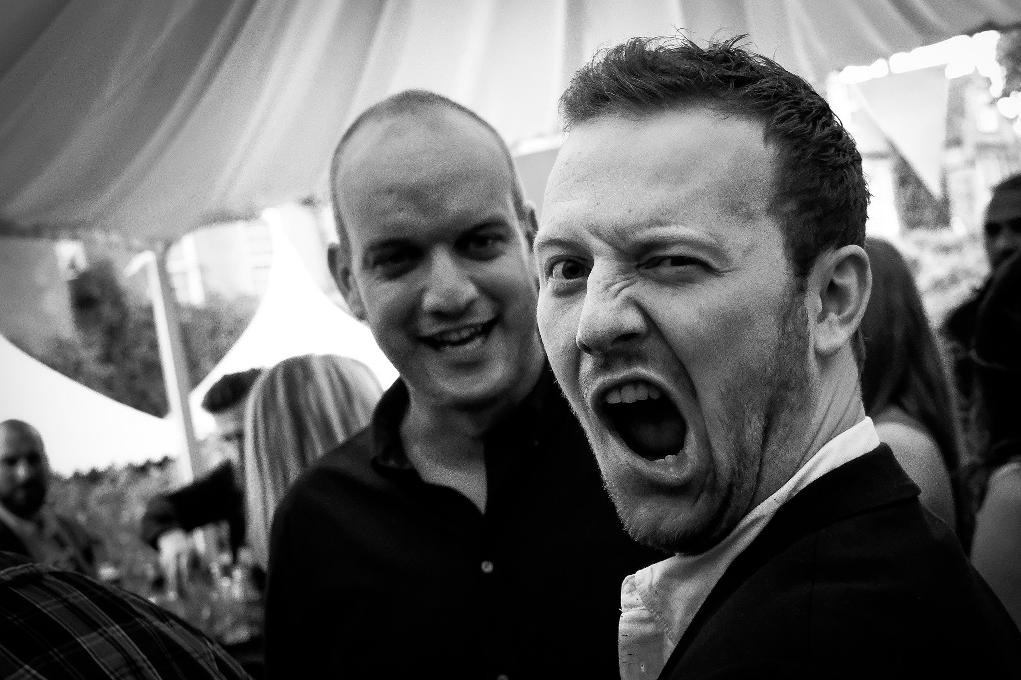 The Hut Group Summer Party 2016 - Pulling faces