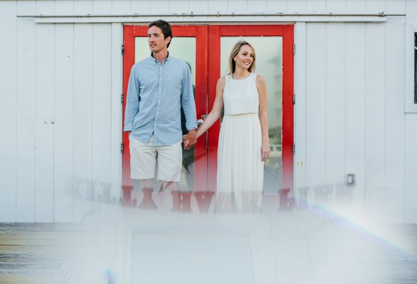 kitty hawk pier engagement session