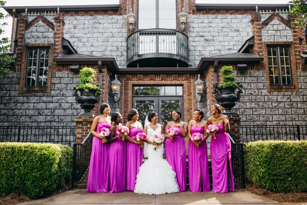 Bridesmaids at Barclay Villa Catering and Events Sarah D'Ambra Photography 