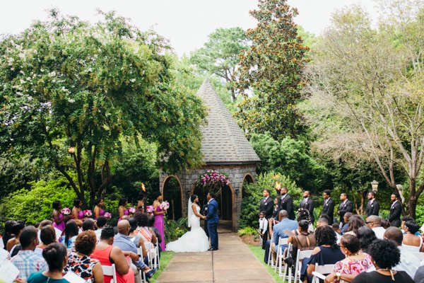 Wedding ceremony Barclay Villa Catering and Events Sarah D'Ambra Photography 
