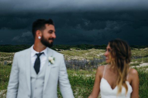 thunderstorm during wedding Corolla NC 