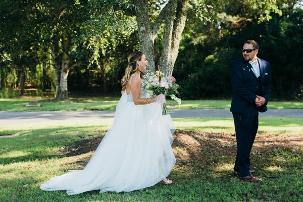 Roanoke Island Festival Park Wedding - first look