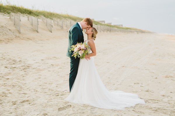bride and groom sanderling wedding 