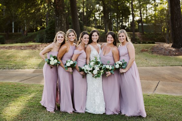 bridesmaids at duck woods country club 
