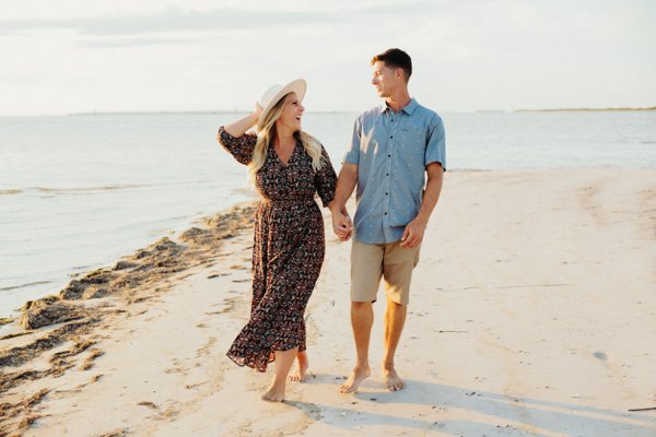 beach engagement session 