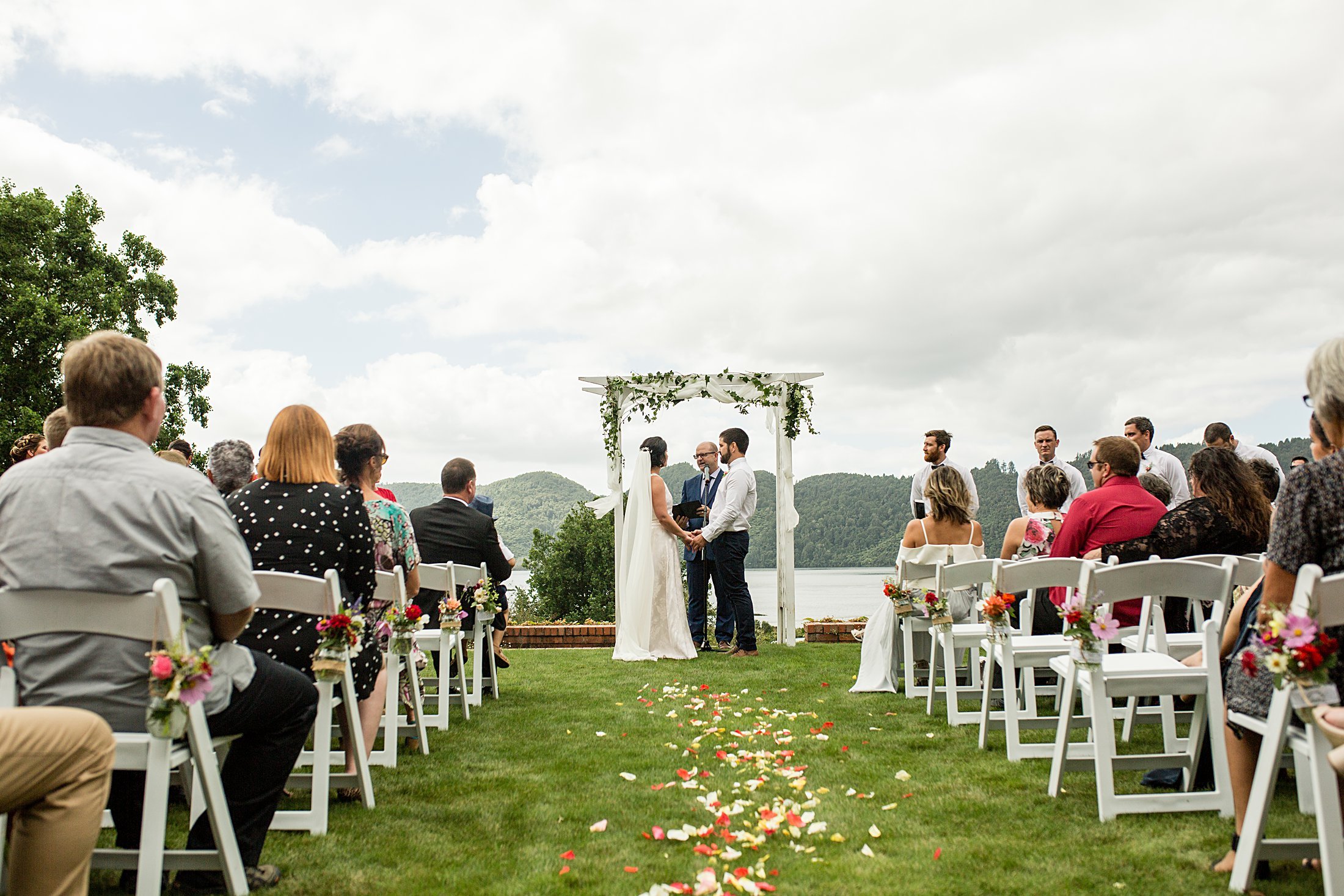Lake Okareka Lakeside Wedding Photographer