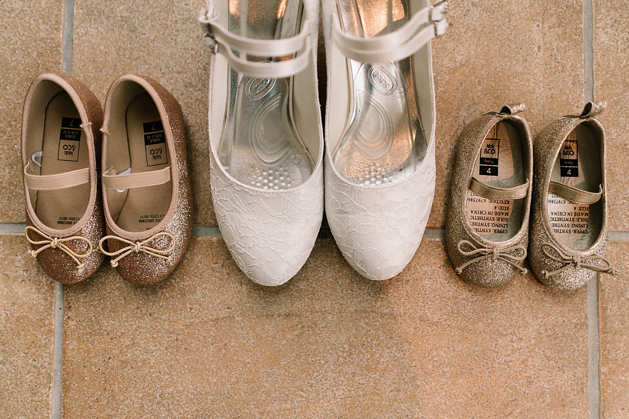 Bride and Flowergirls shoes
