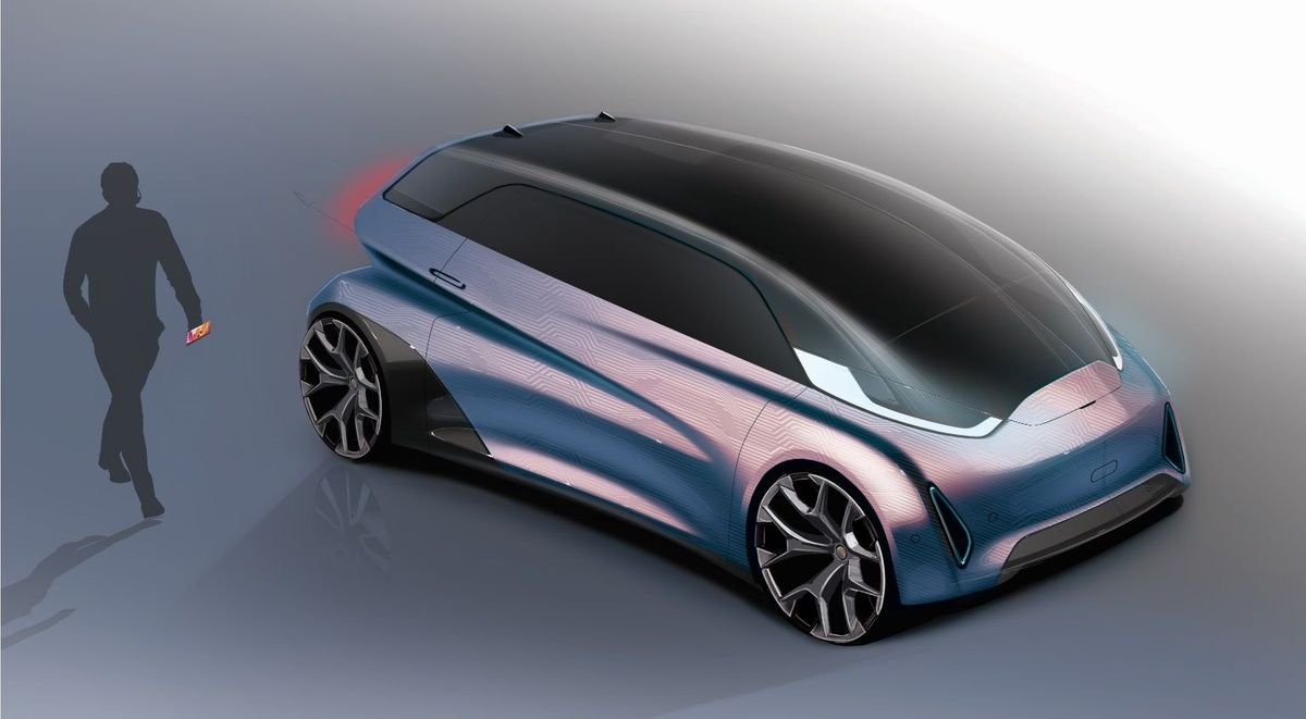 car of the future illustration