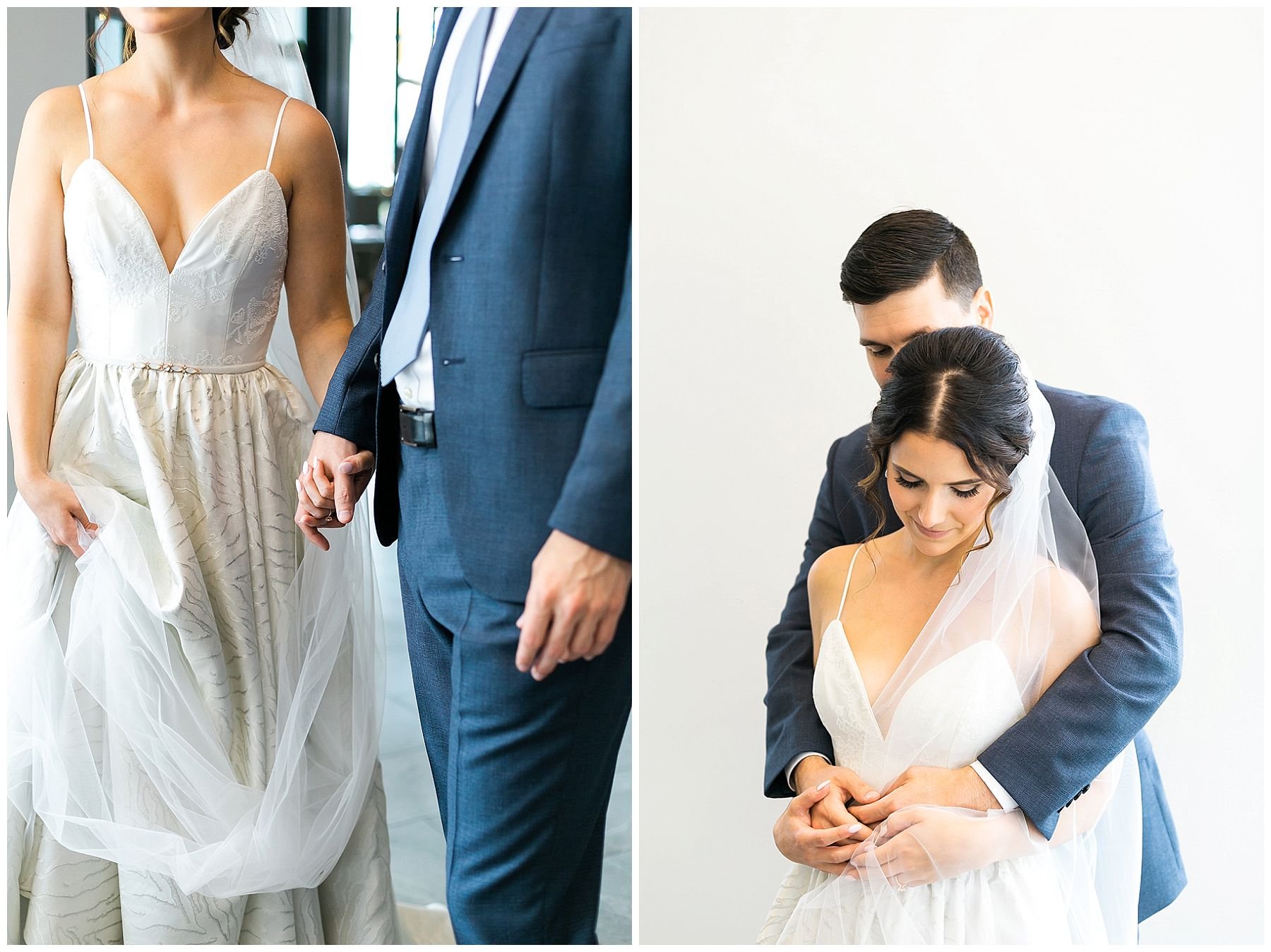 Bride and groom portraits at the Feast & Revel in Andaz