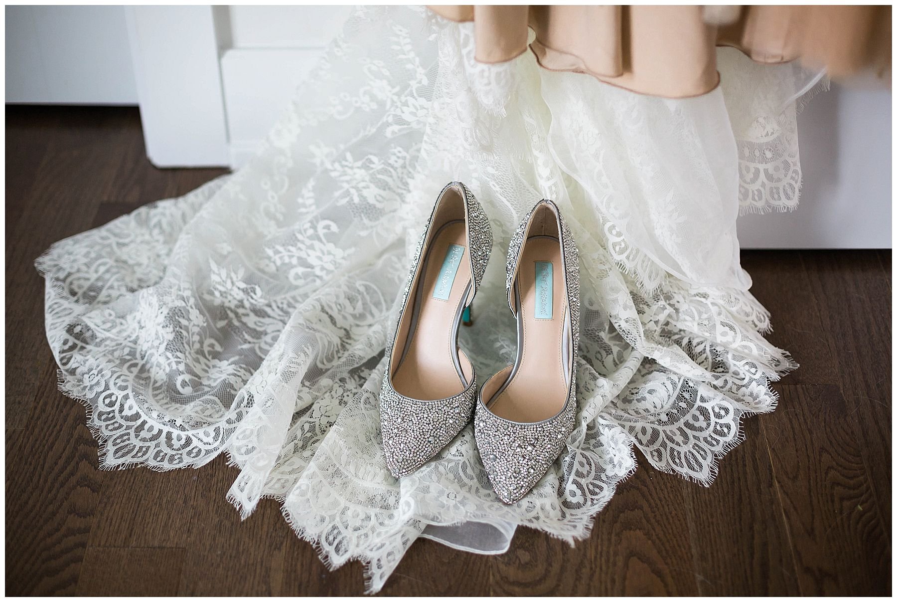 betsey johnson heels for Aquatopia greenhouse bride