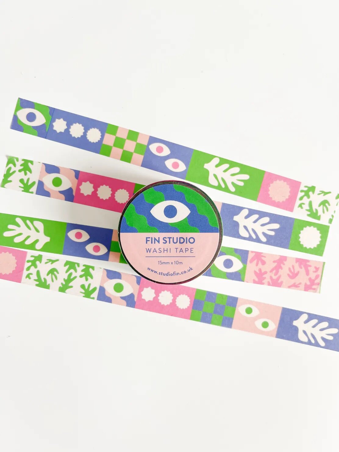 Digital Washi Tape - Shiny Blue – kjunstudio
