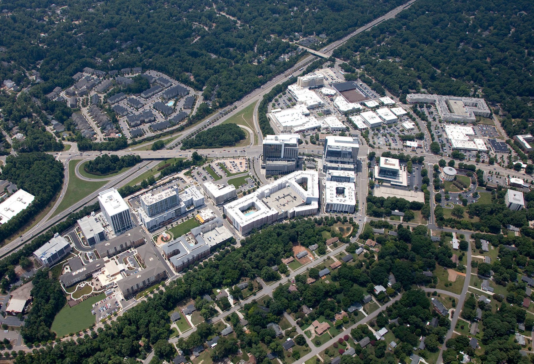 Aerial of North Hills