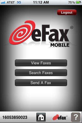 eFax iPhone App