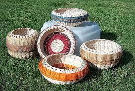 Cherokee baskets together