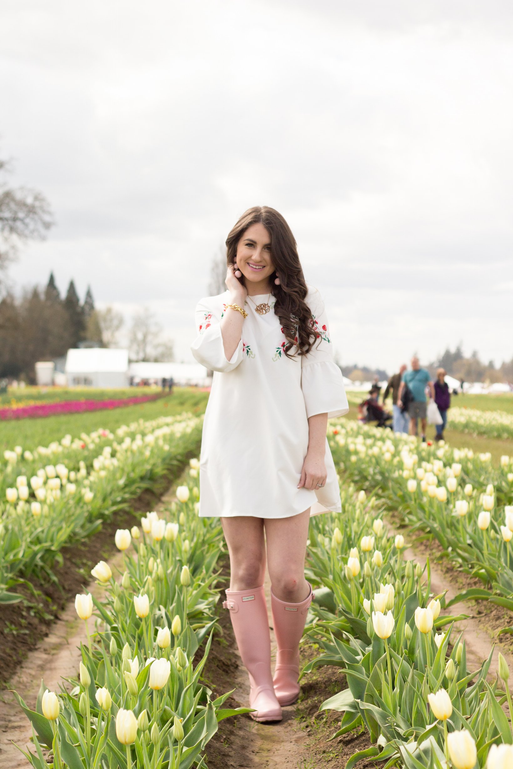 Spring and Easter Dress idea for under $25! - White Spring Dress by popular Portland fashion blogger Topknots and Pearls