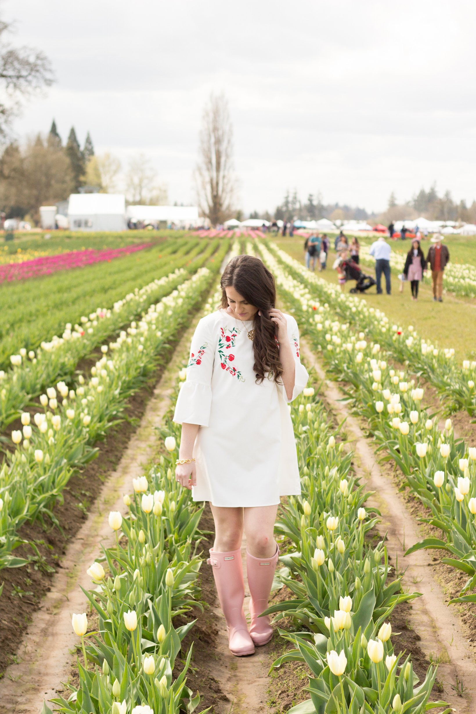 Spring and Easter Dress idea for under $25! - White Spring Dress by popular Portland fashion blogger Topknots and Pearls
