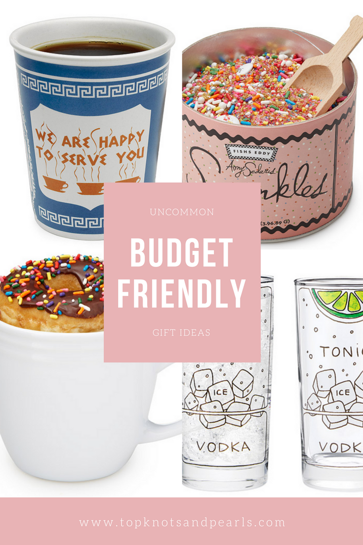 Uncommon budget friendly gift ideas.