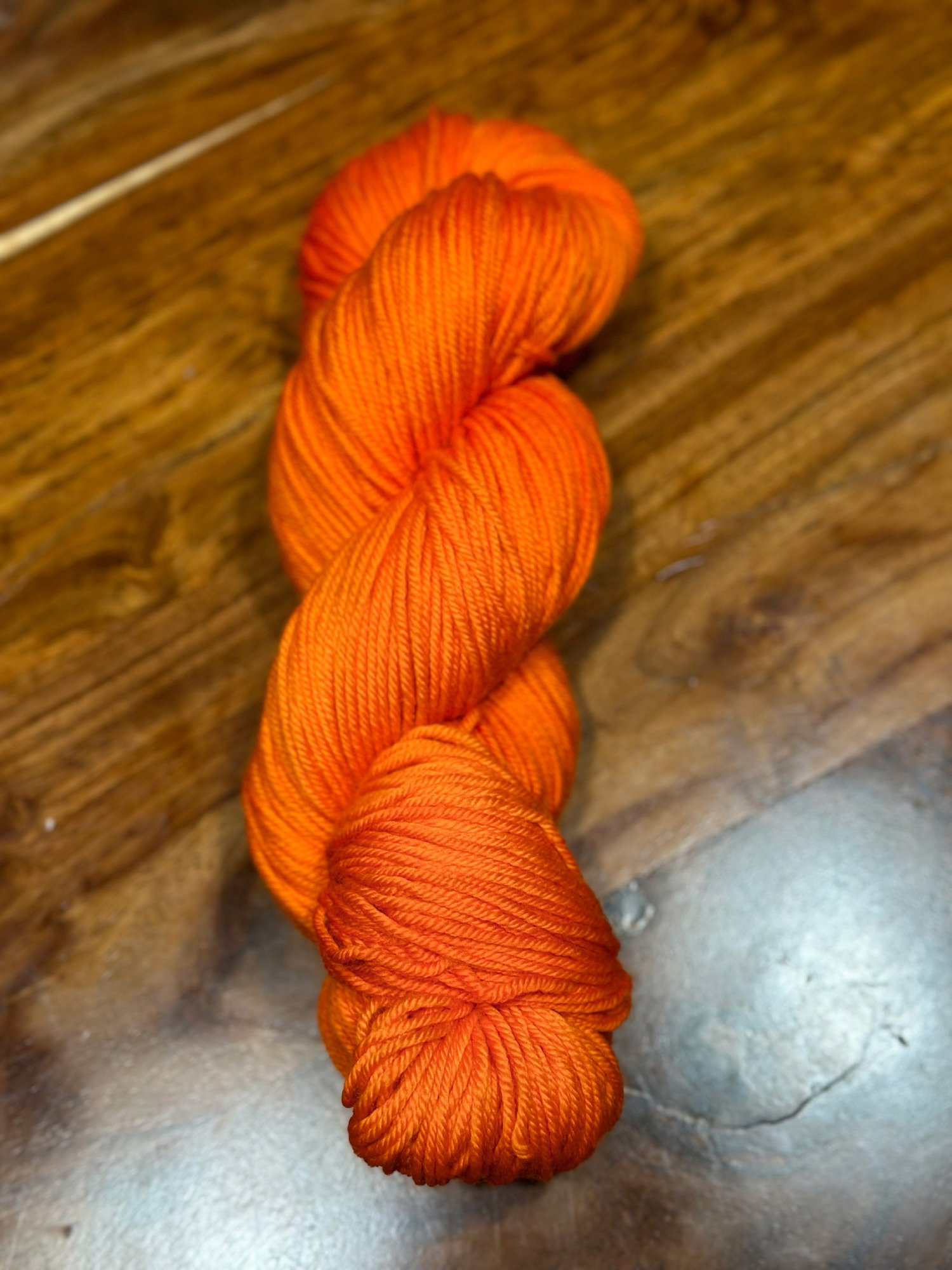 Nicky Knows Orange Hand Dyed Yarn — With Love From JLB