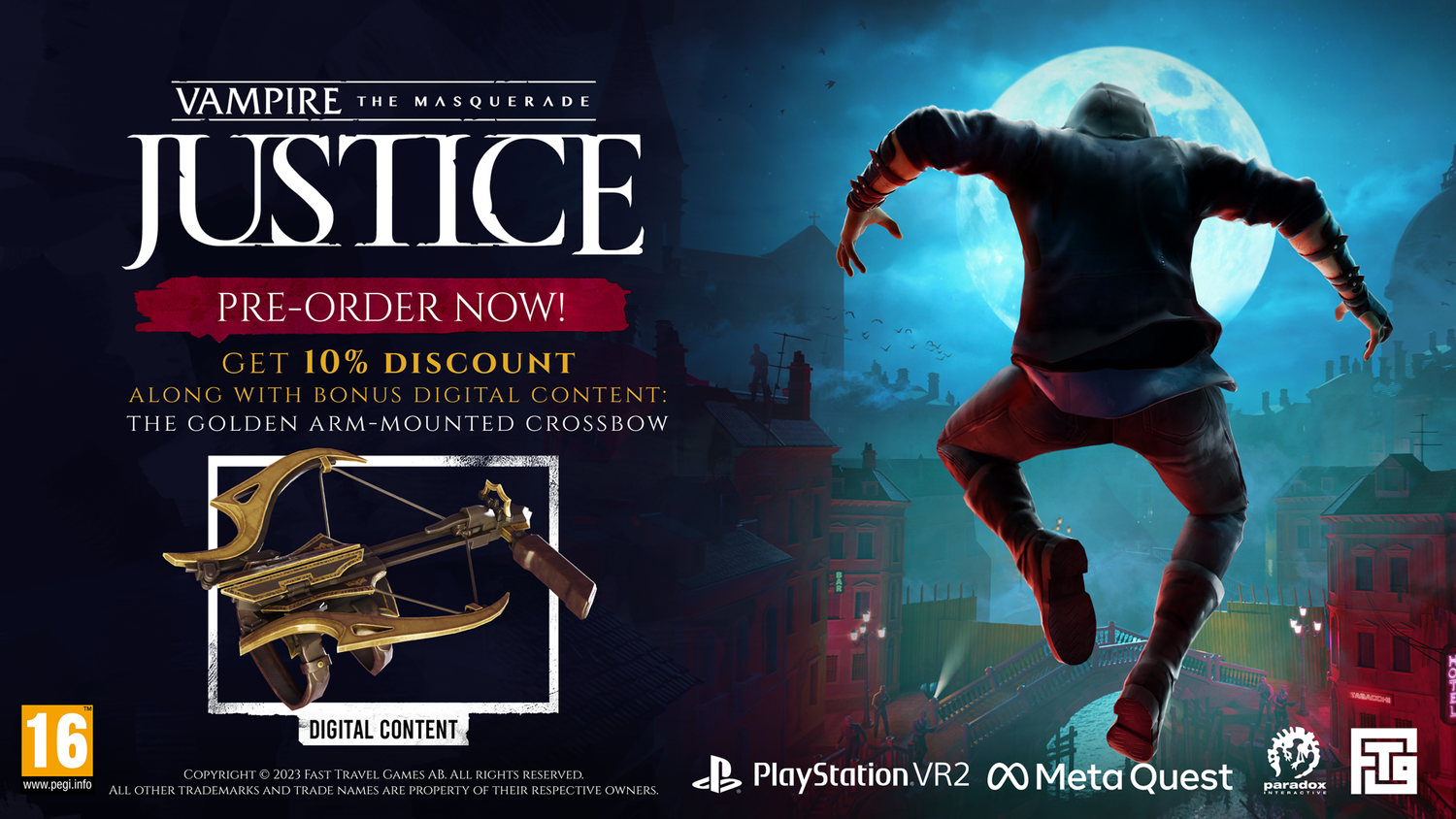 Vampire: The Masquerade - Justice is releasing in November