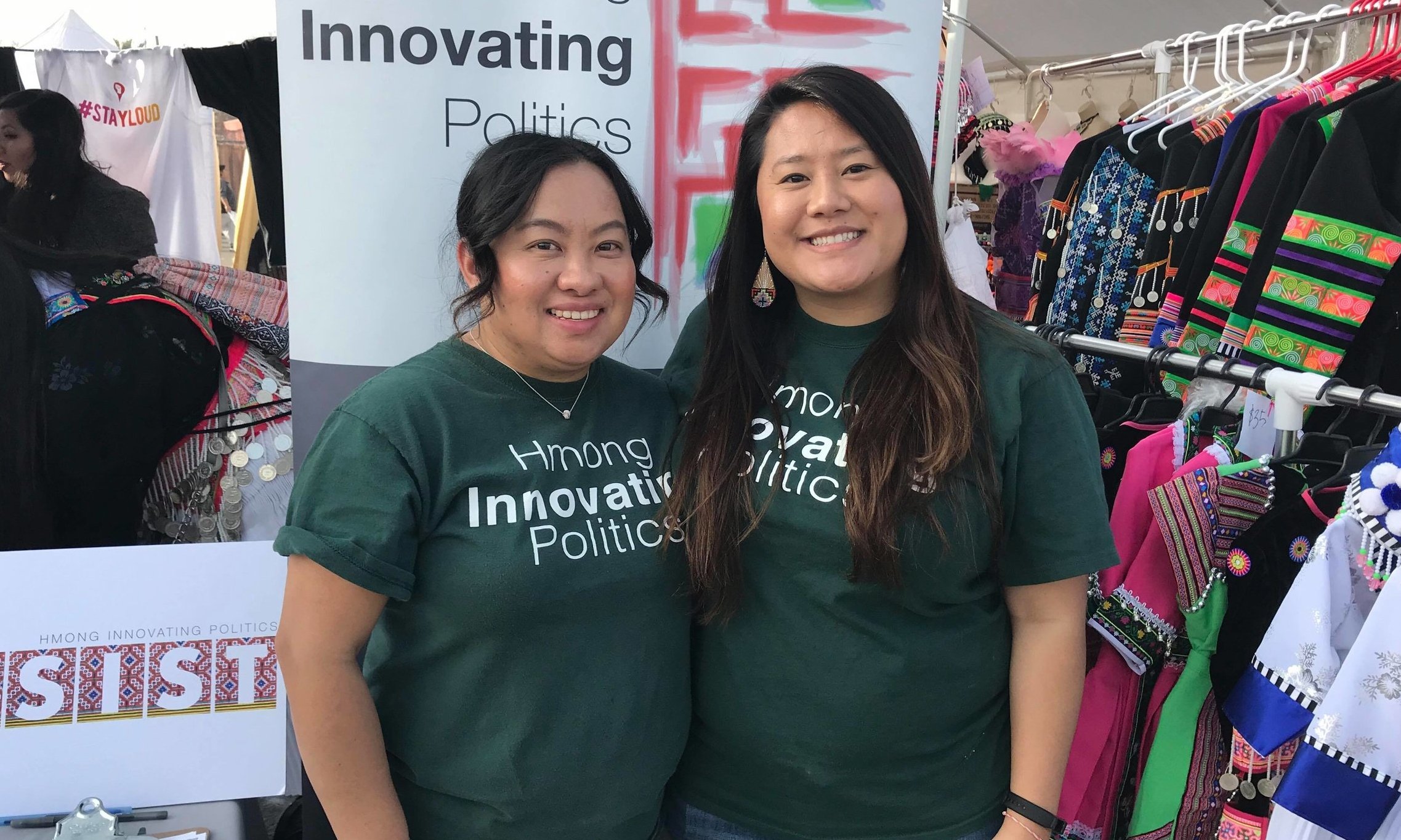 left to right: HIP Executive Director Cha Vang &amp; Civic Engagement Director Mai Thao