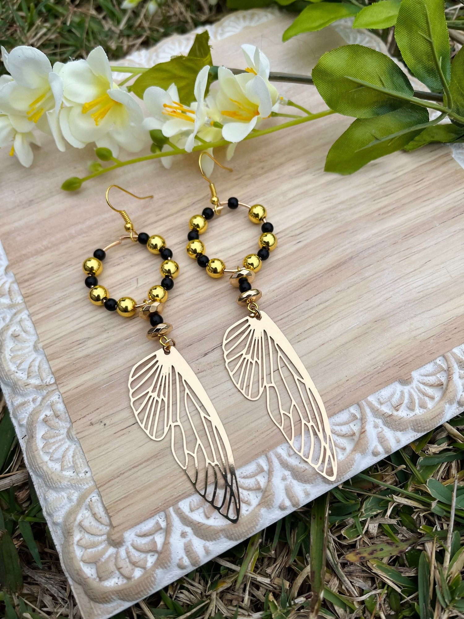 Butterfly Wing Earrings — Trippie Hippie Jewelry
