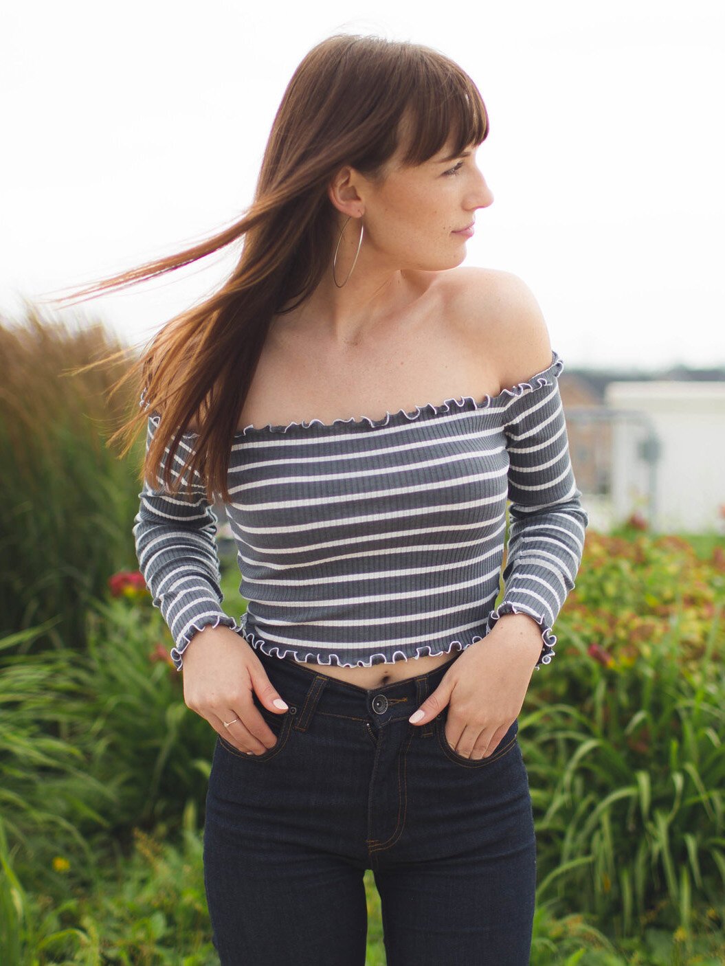 DIY TIGHT OFF THE SHOULDER TOP — The Sorry Girls