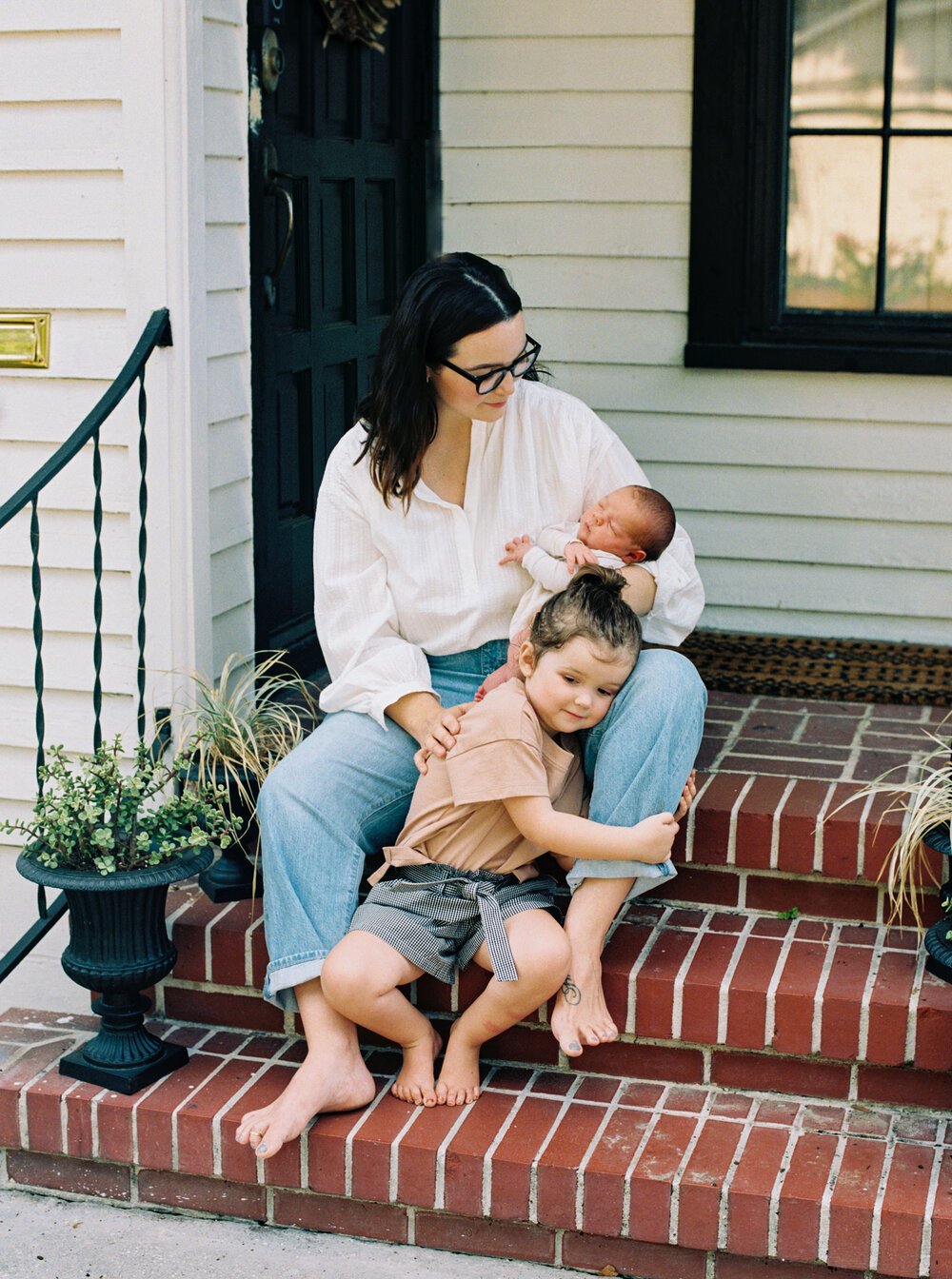  Front Porch Family Session | Florida Film Photographer | Ashley Holstein Photography