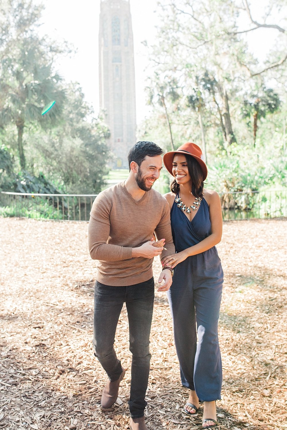 Janiece + Chris | The Sweetest Bok Tower Gardens Engagement Session | Florida Film Photographer