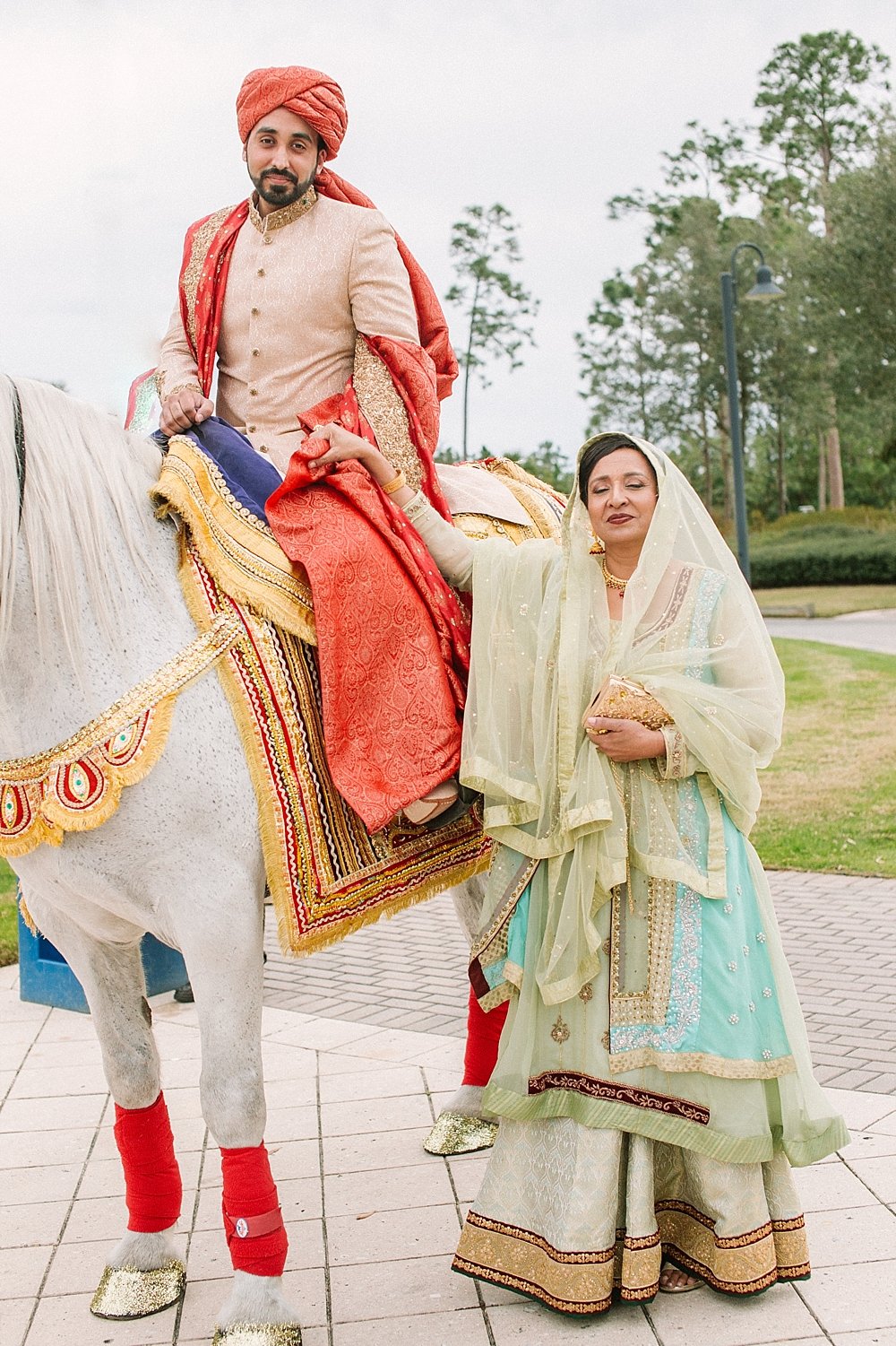 Colorful Indian Wedding Hilton Bonnet Creek Waldorf Astoria - Florida Wedding - Film Photographer | Ashley Holstein Photography