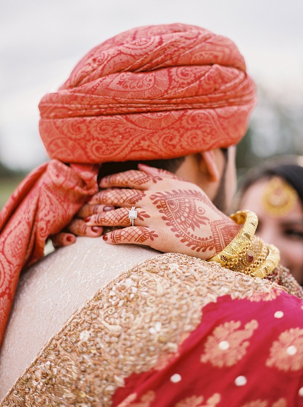 Indian Wedding Hilton Bonnet Creek Waldorf Astoria Orlando FL - Portra 400 - Film Photography | Ashley Holstein Photography #mamiyaafd