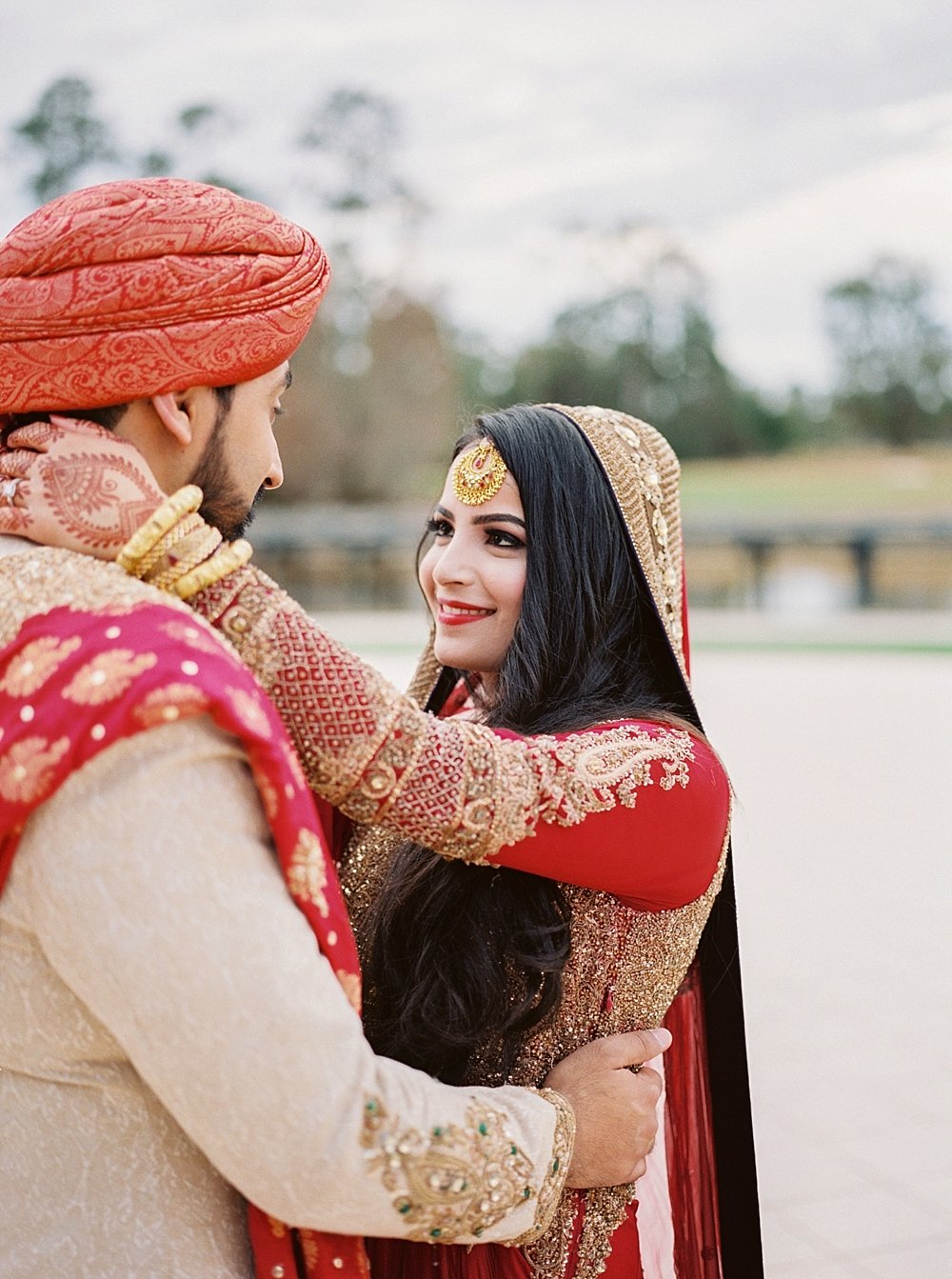 Indian Wedding Hilton Bonnet Creek Waldorf Astoria Orlando FL - Portra 400 - Film Photography | Ashley Holstein Photography #wedding #indianwedding