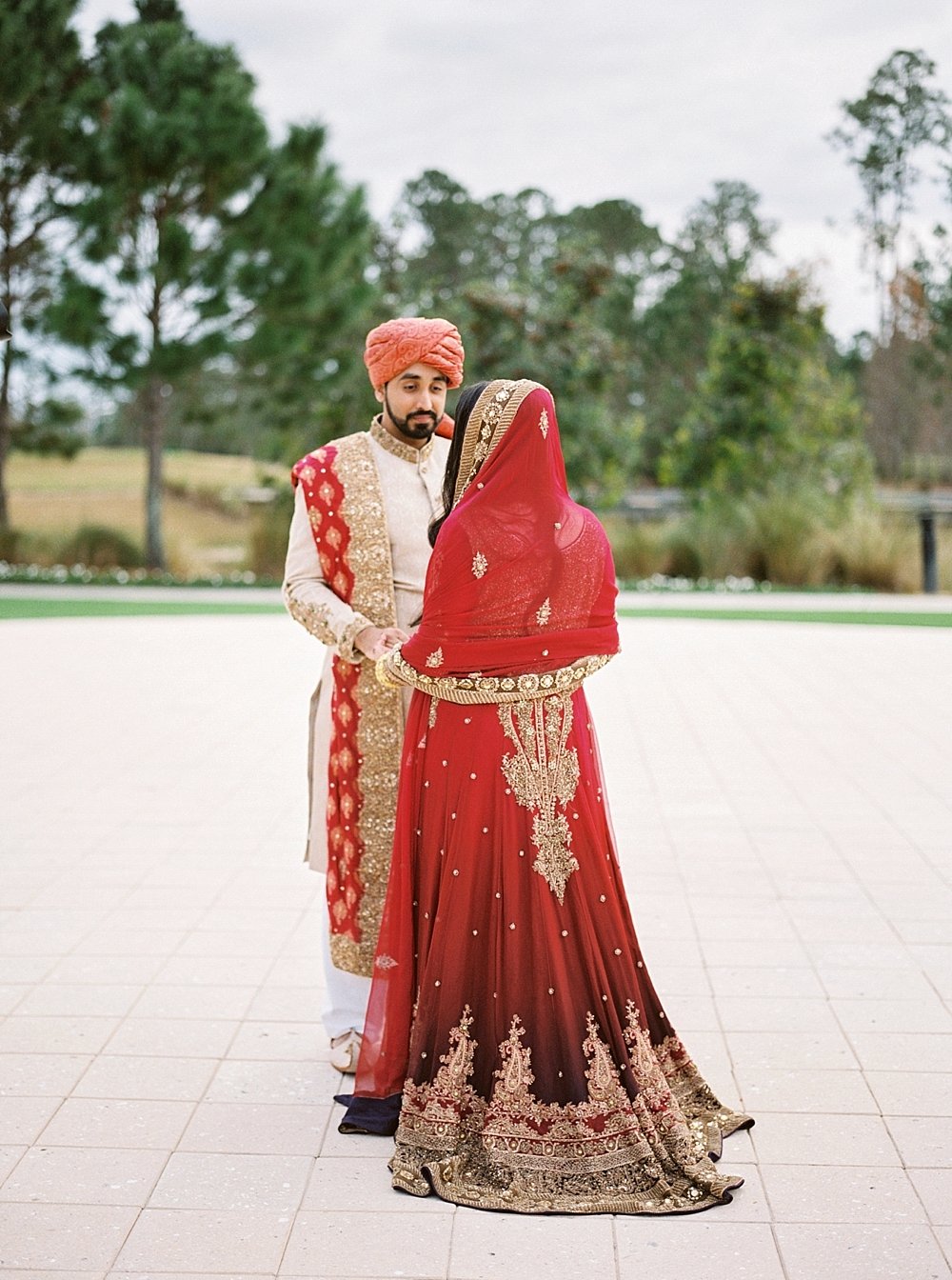 Indian Wedding Hilton Bonnet Creek Waldorf Astoria Orlando FL - Portra 400 - Film Photography | Ashley Holstein Photography #fineartphotography