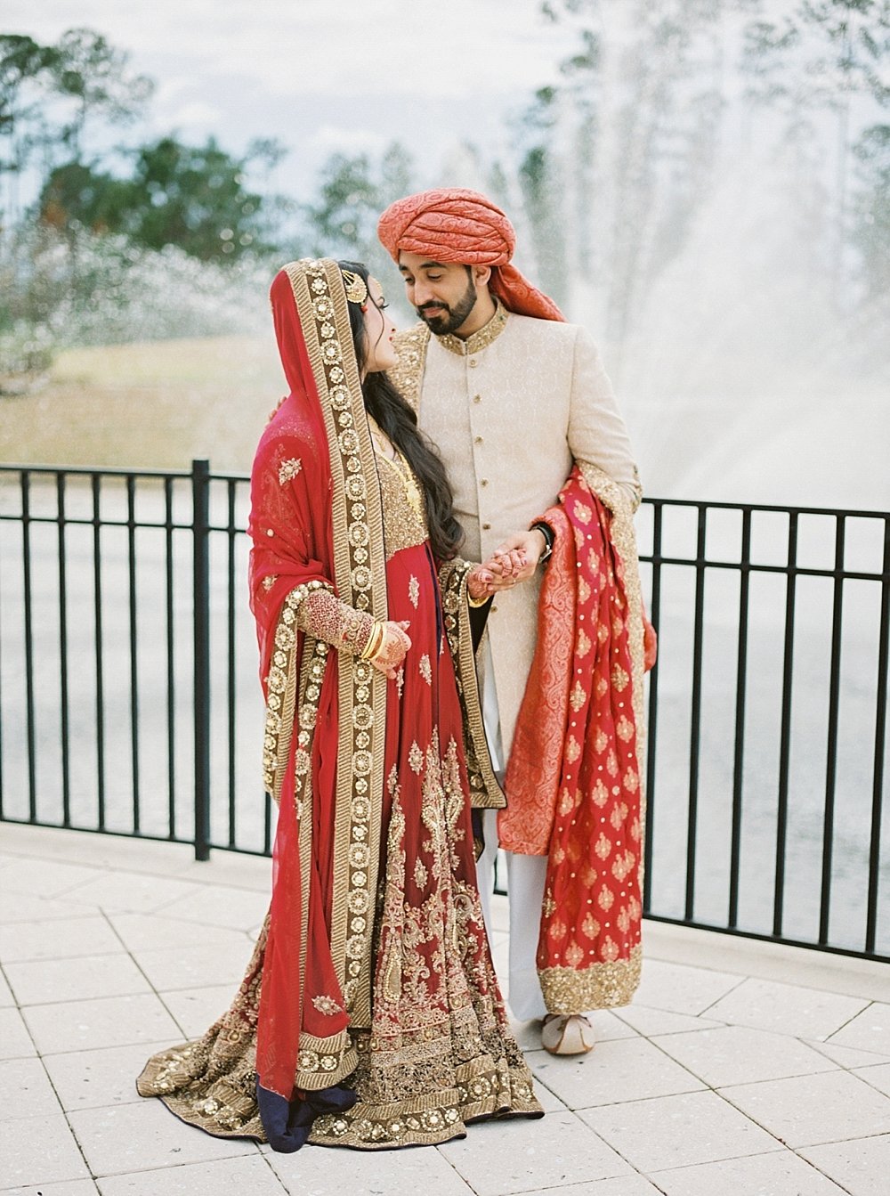 Colorful Indian Wedding Hilton Bonnet Creek Waldorf Astoria Orlando FL - Portra 400 - Film Photography | Ashley Holstein Photography #film #indianwedding