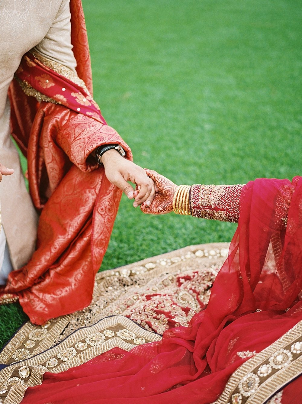  Indian Wedding Hilton Bonnet Creek Waldorf Astoria Orlando FL Wedding Photos Timeless Photography | Ashley Holstein  #portra400 #indianwedding #henna #hands