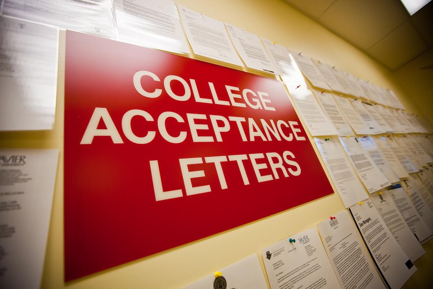 College Acceptance - Score At The Top