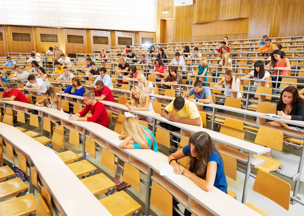 large lecture hall at college