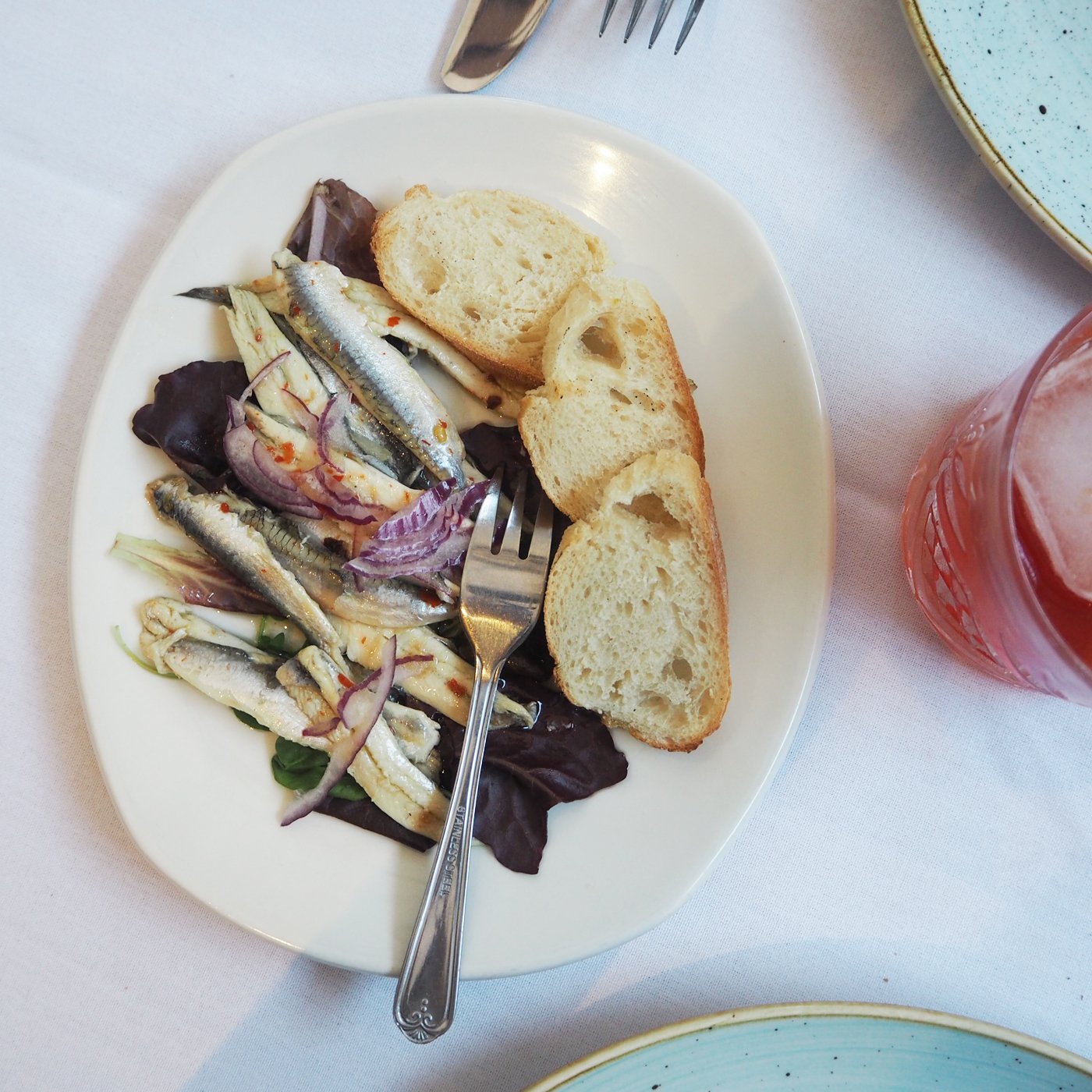 The Artisan Bistro, Anchovies