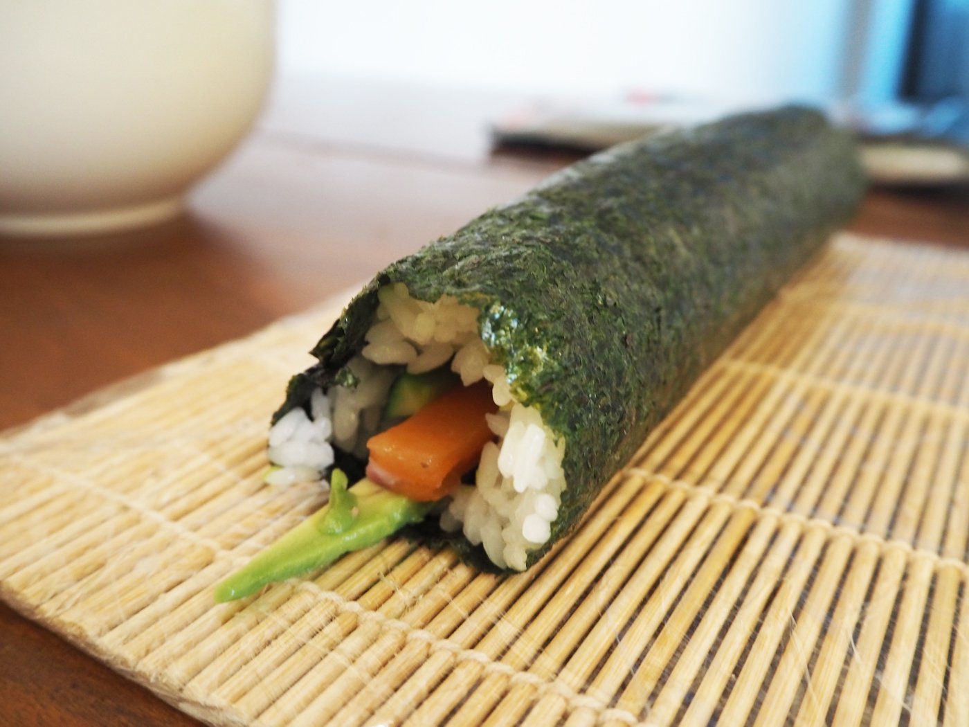Sushi making at home