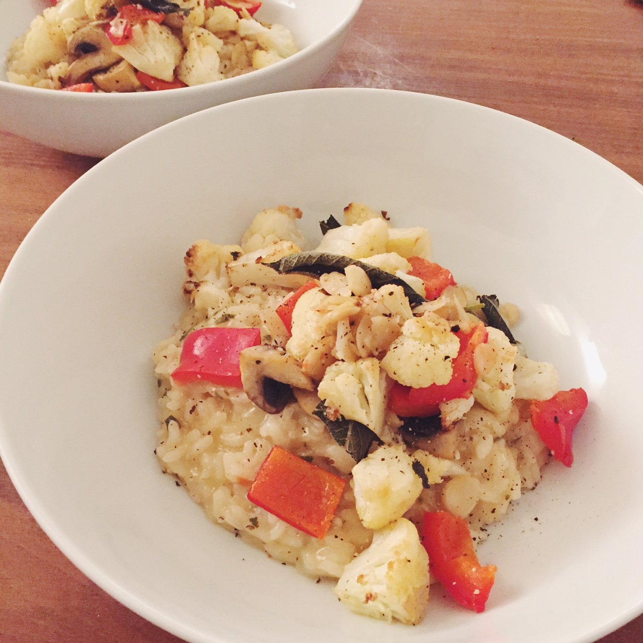 Sweet Monday recipes, Cauliflower and almond risotto