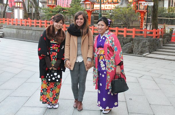 Kyoto, Japan, Geisha, Traditional kimono, Japanese kimono
