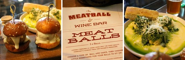 Sweet Monday, Meatballs and Wine Bar, Melbourne