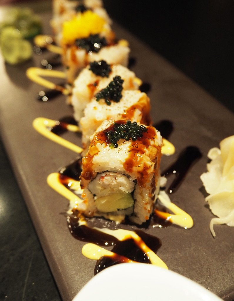 Chai Wu Harrods Special sushi rolls