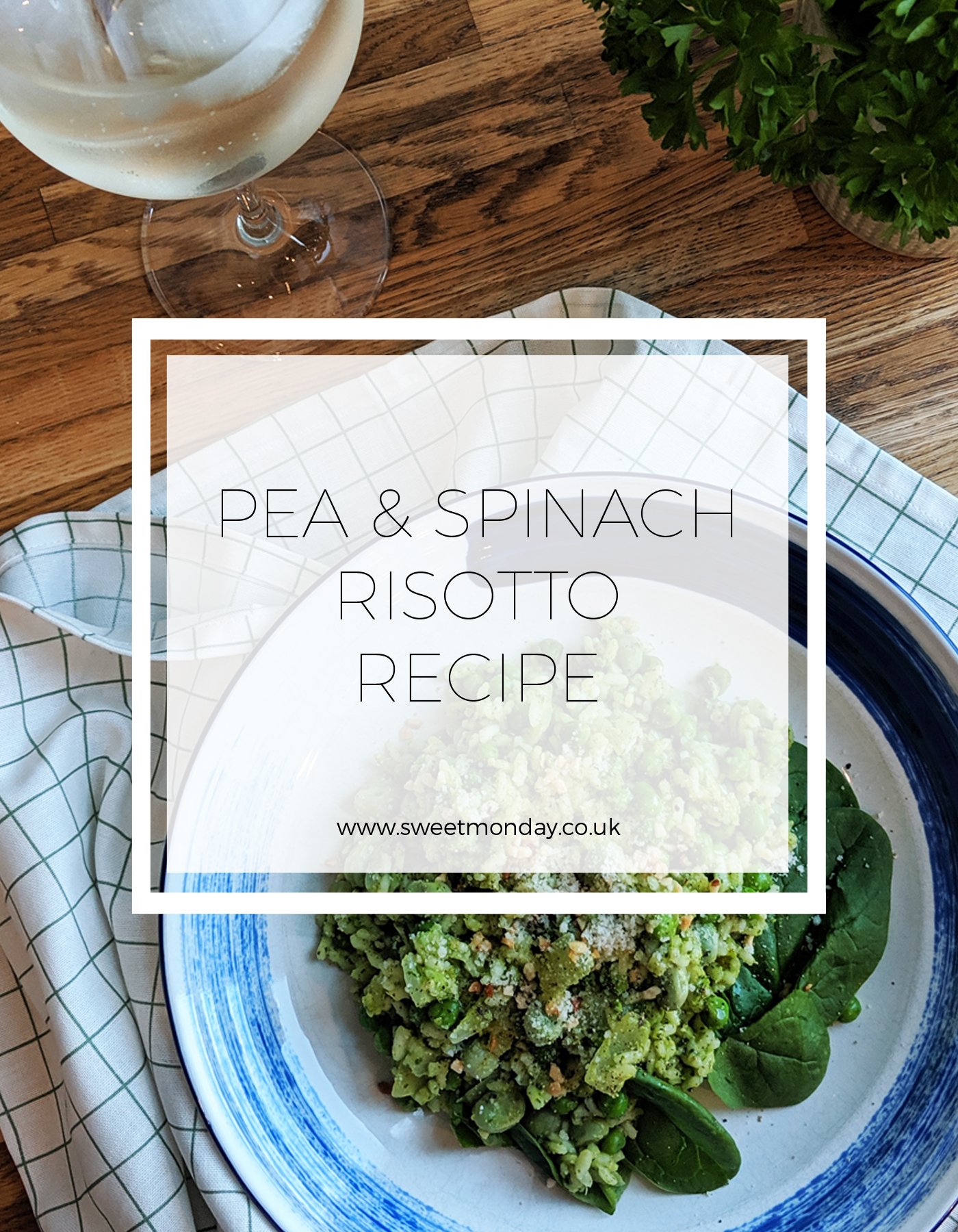Pea & Spinach Risotto Recipe