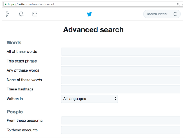 search old tweets twitter advanced search fields