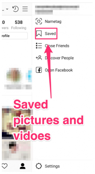 save Instagram videos to Collections