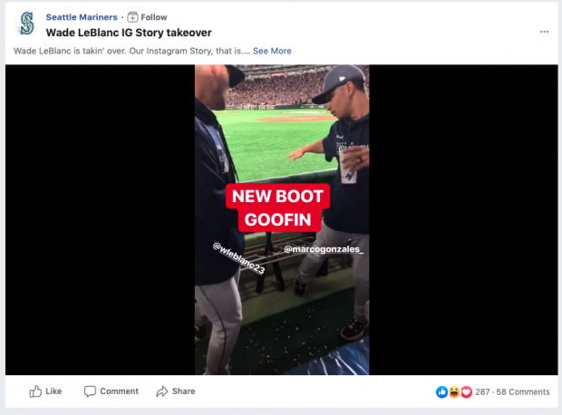 Seattle Mariners social media takeover