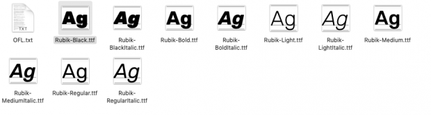 installing Google font on your desktop
